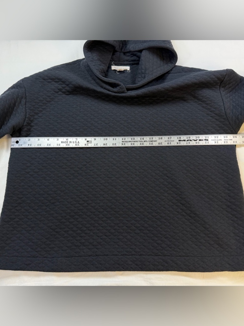Ecothreads Women’s Quilted Pullover Hoodie 1X - Picture 4 of 7